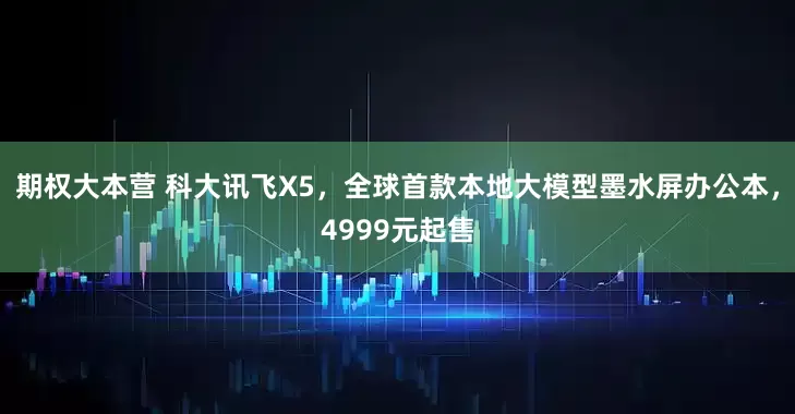 期权大本营 科大讯飞X5，全球首款本地大模型墨水屏办公本，4999元起售